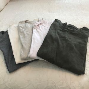 5 Eddie Bauer Thermal Shirts Med
